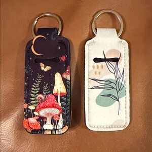 Floral and Botanical Key & Chapstick Holder Set